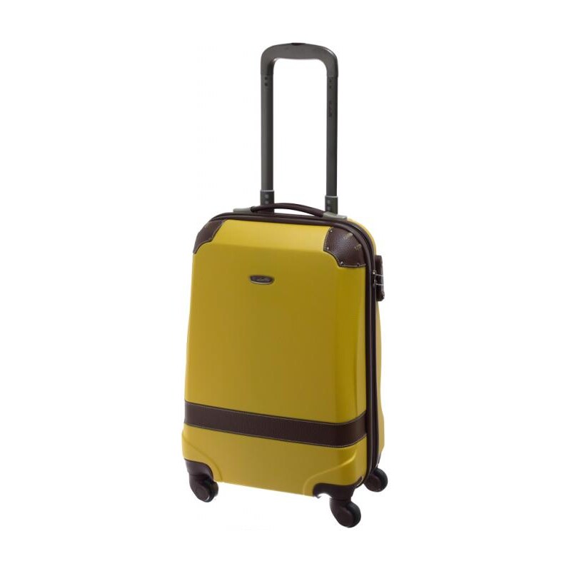 Cestovní kufr Dielle S 210-50-37 hořčicová