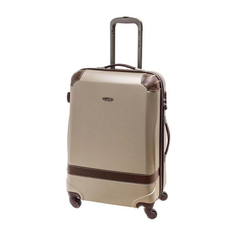 Cestovní kufr Dielle M 210-60-36 šampaňská