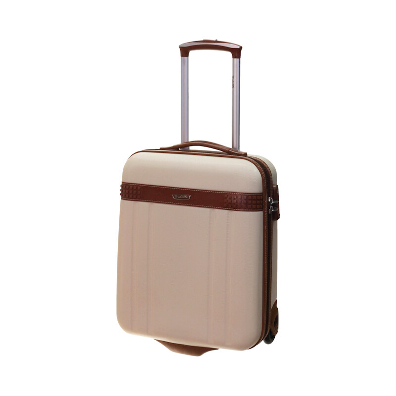 Cestovní kufr Dielle S 220-50-24 krémová