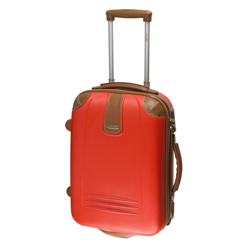 Cestovní kufr Dielle S 255-50-02 červená