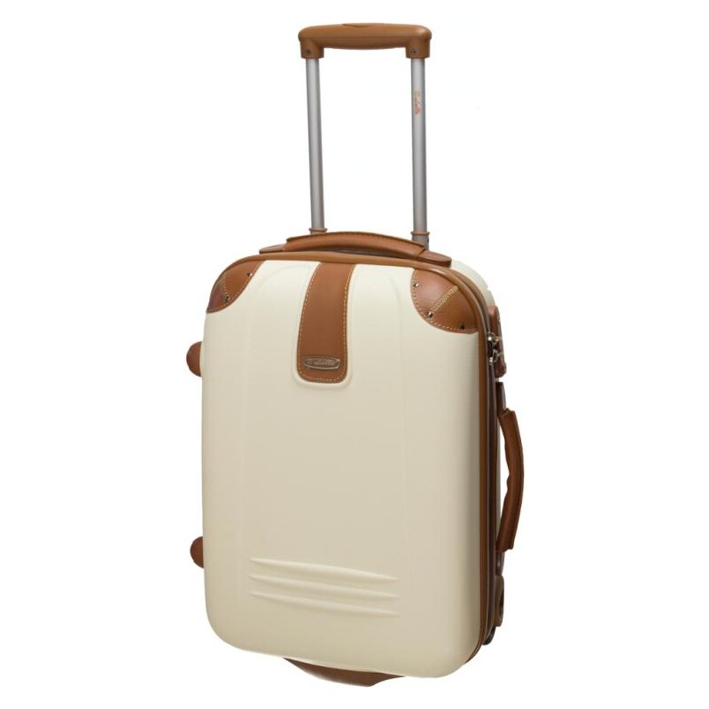 Cestovní kufr Dielle SX 255-50k-24 krémová