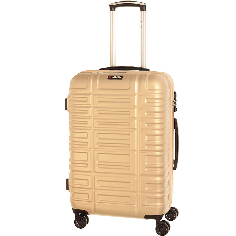 Cestovní kufr Dielle M 350-60-67 béžová
