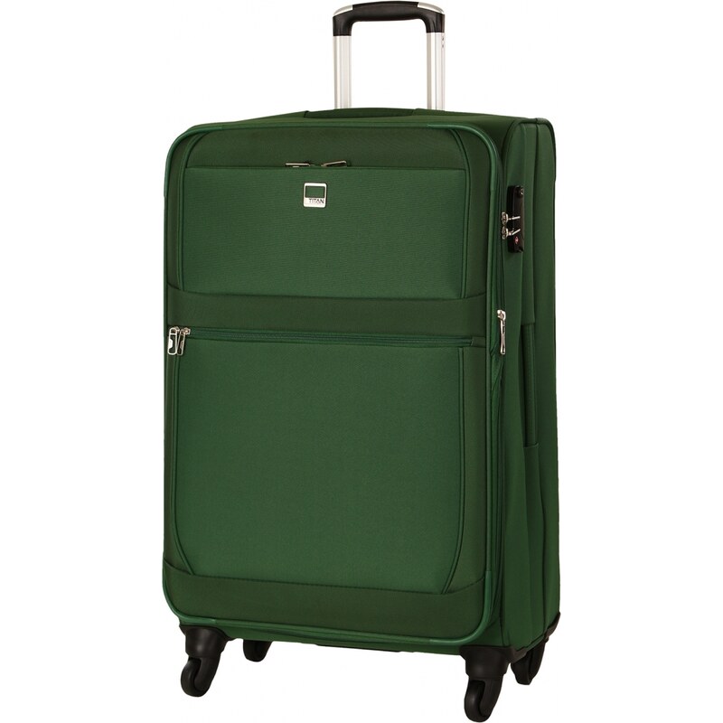 Cestovní kufr Titan Munich 4W L 373404-80 zelená