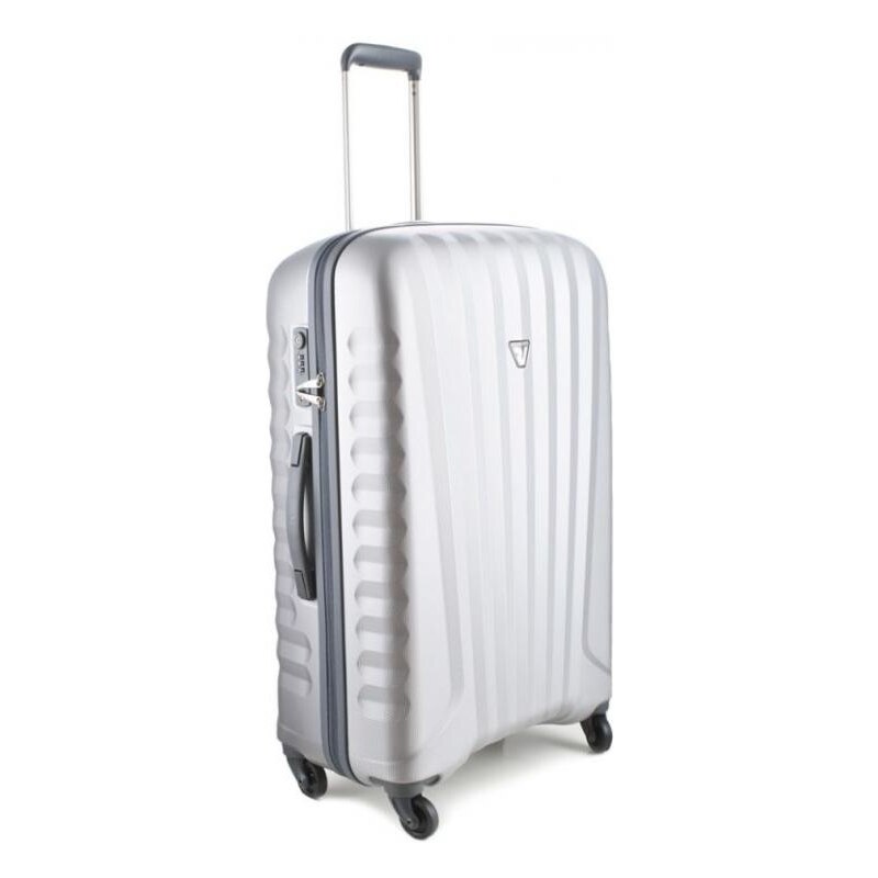 Cestovní kufr Roncato Uno ZIP ZSL M 5082-0225 stříbrná