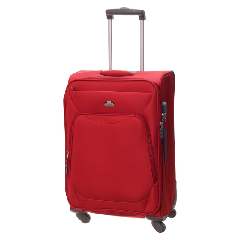 Cestovní kufr d&n 4W M 6164-02 červená