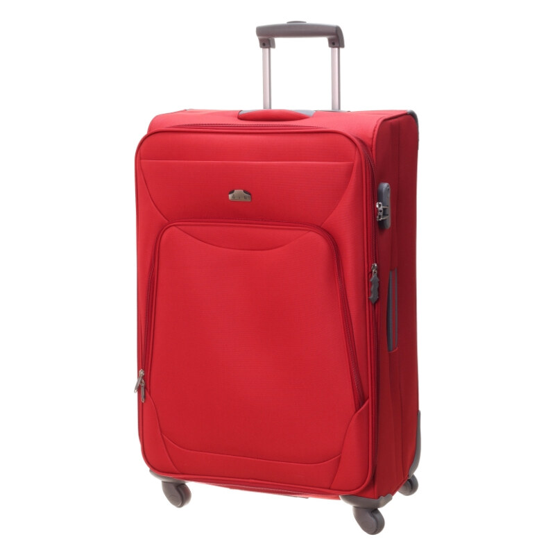 Cestovní kufr d&n 4W L 6174-02 červená