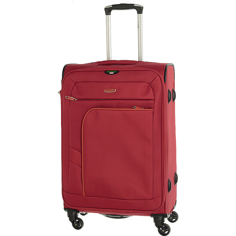 Cestovní kufr Dielle M 650-60-02 červená