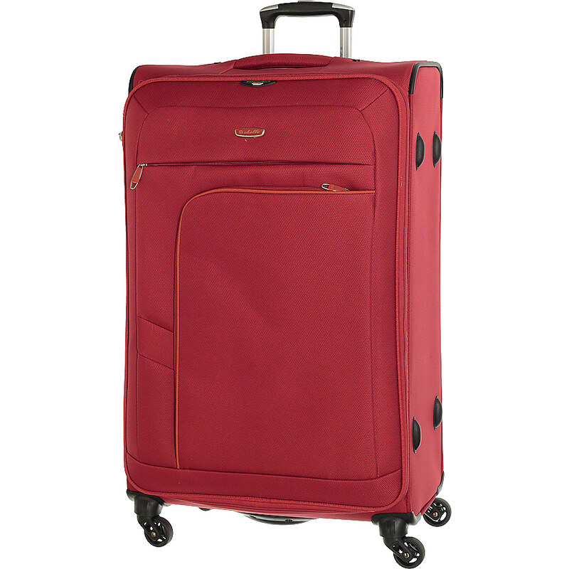 Cestovní kufr Dielle L 650-70-02 červená
