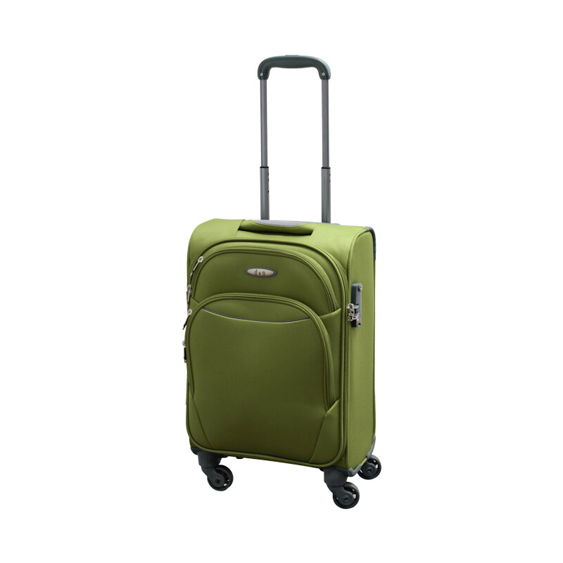Cestovní kufr d&n S 7454-05 zelená