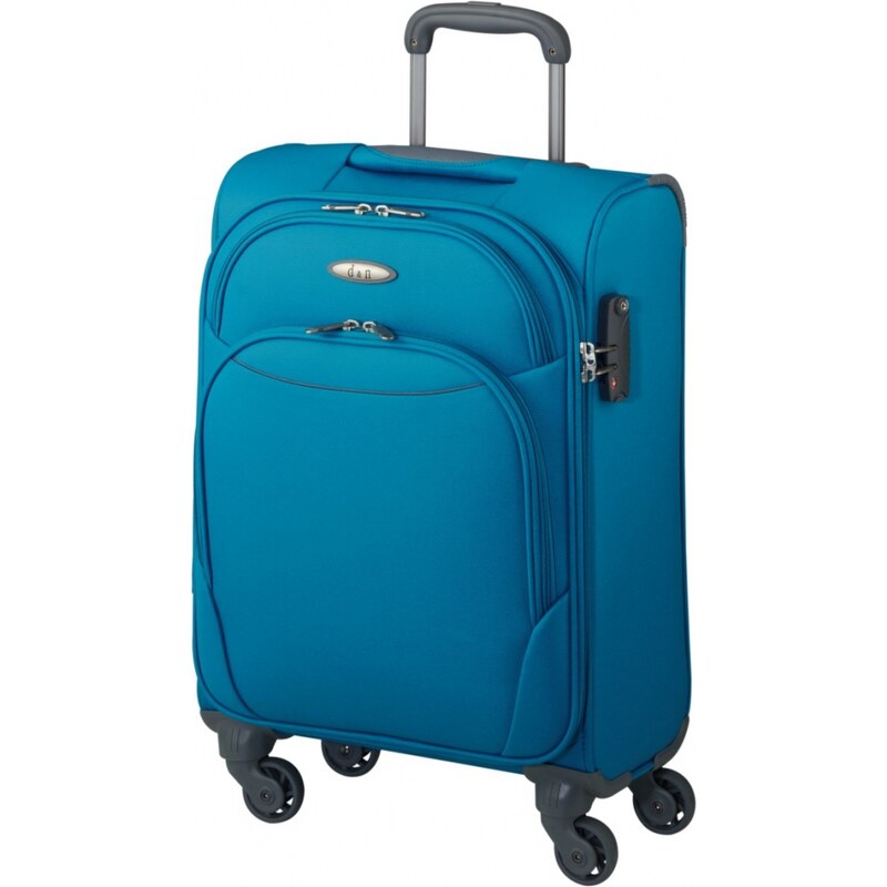 Cestovní kufr d&n S 7454-06 modrá