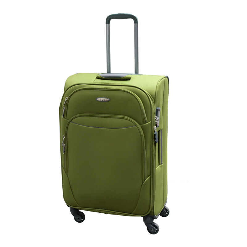 Cestovní kufr d&n M 7464-05 zelená