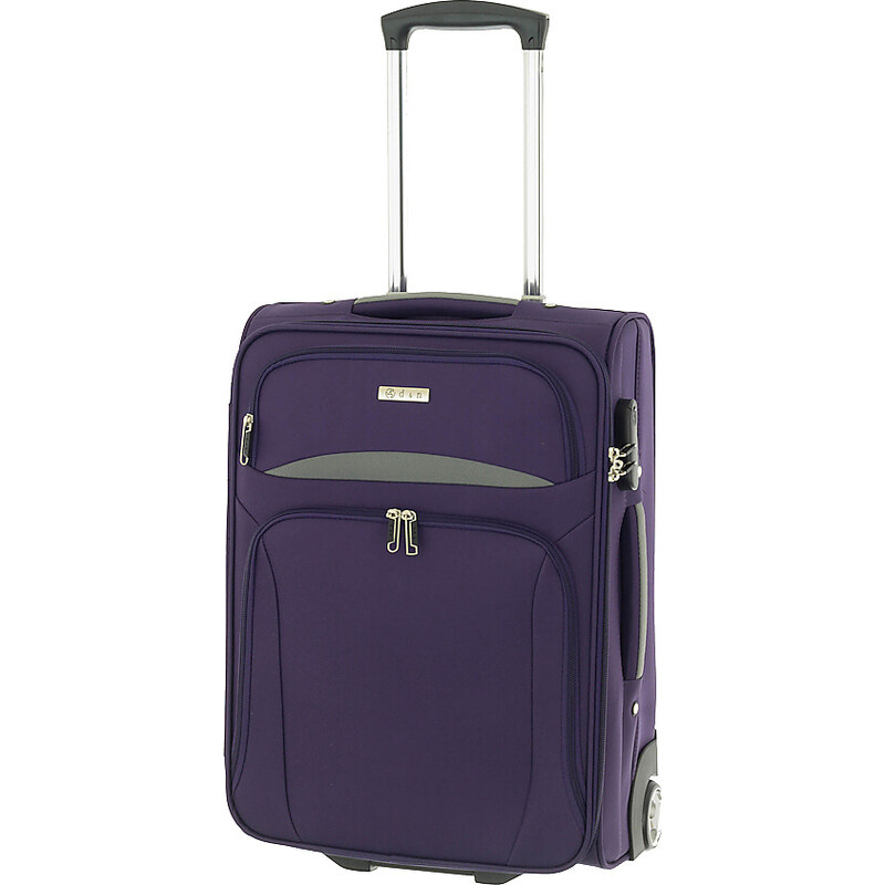 Cestovní kufr d&n S 7754-04 fialová