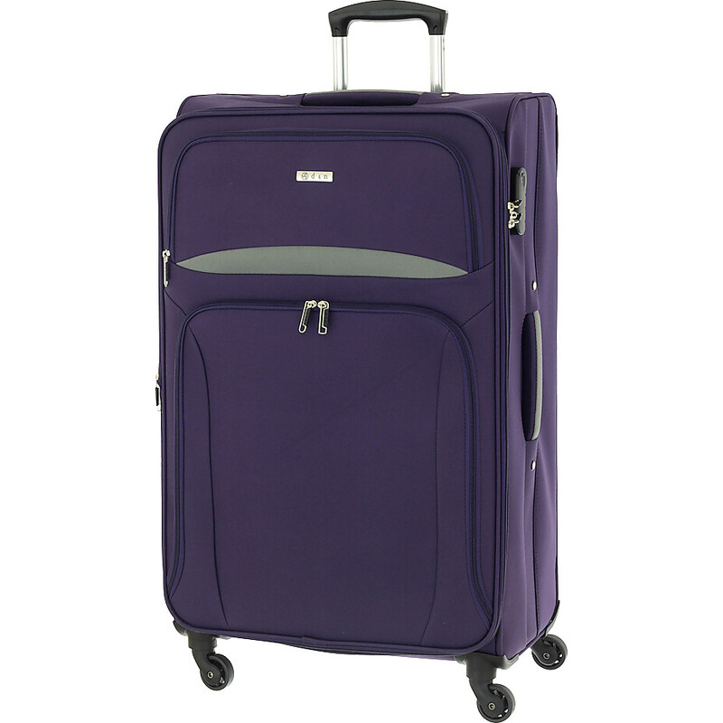 Cestovní kufr d&n L 7774-04 fialová