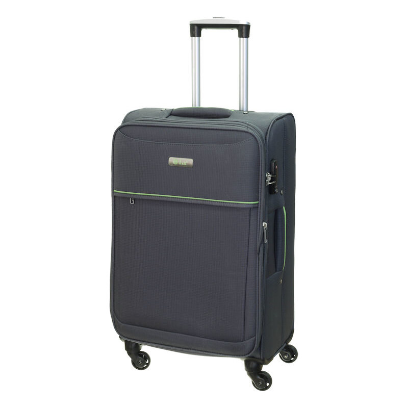 Cestovní kufr d&n M 7864-13 šedá