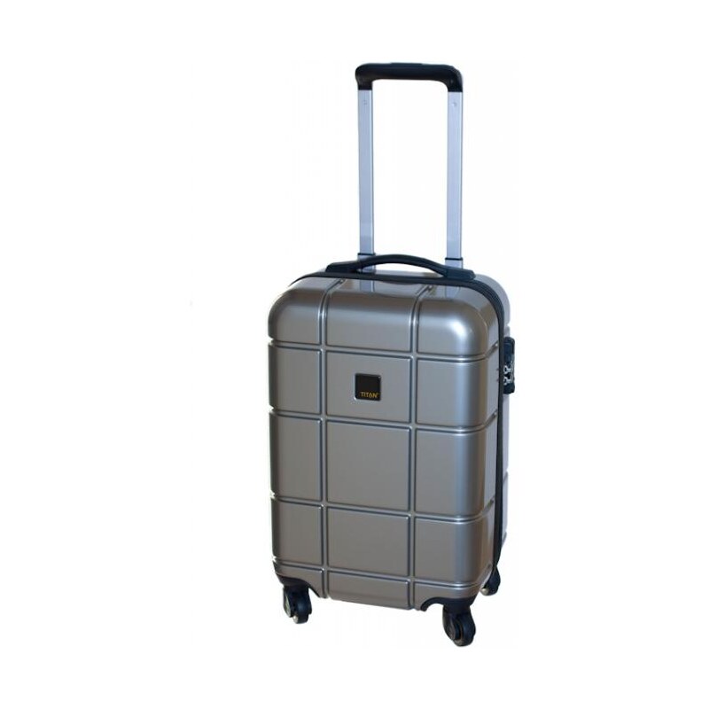 Cestovní kufr Titan Backstage 4W S 80540301-80 šedá