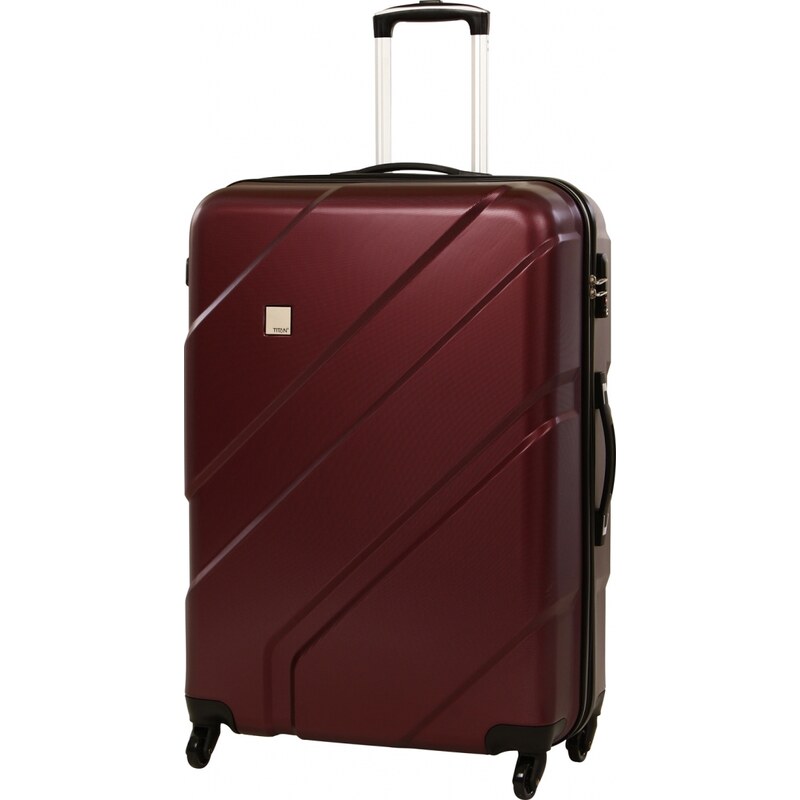 Cestovní kufr Titan Metric 4W L 814404-70 vínová