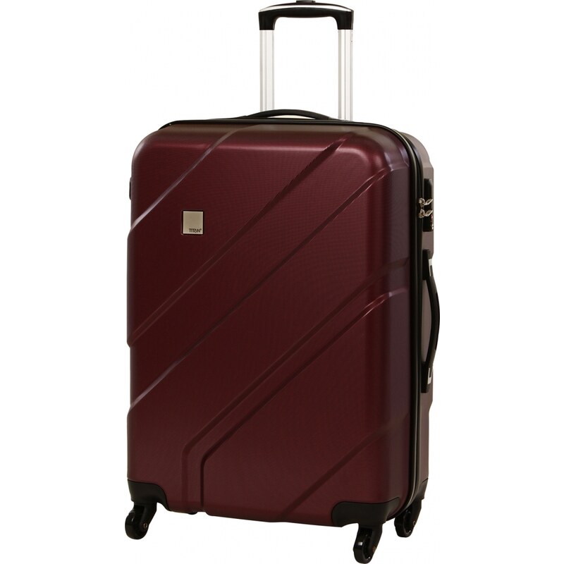 Cestovní kufr Titan Metric 4W M 814405-70 vínová