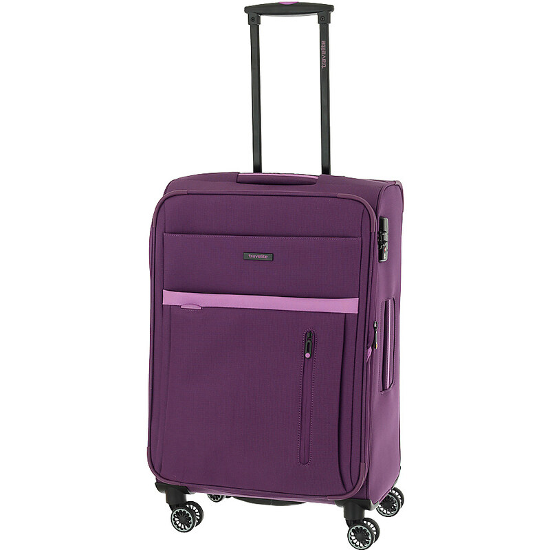 Cestovní kufr Travelite Madeira 4W M 82378-19 fialová