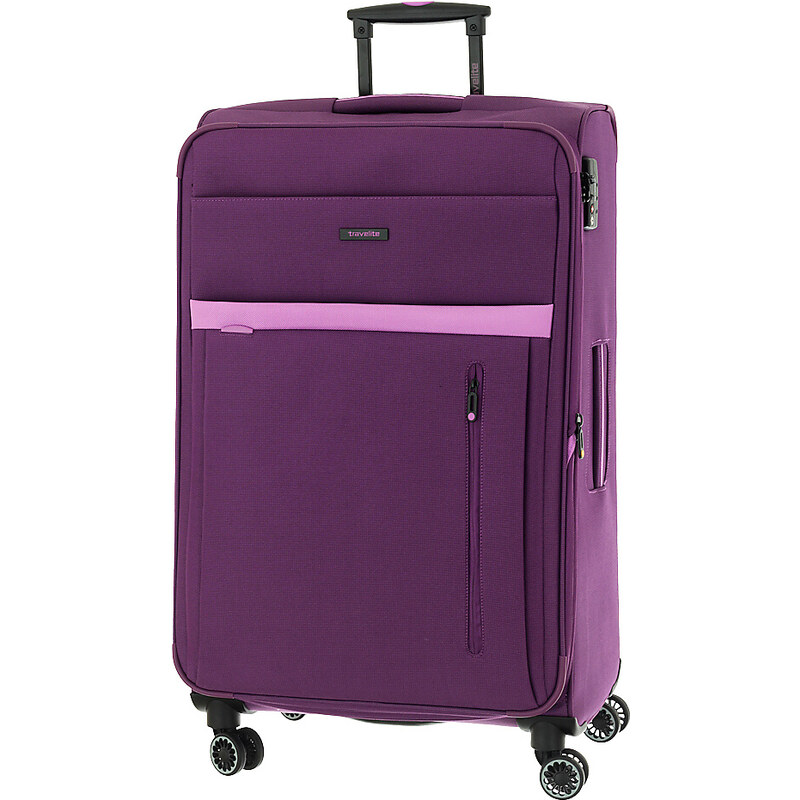 Cestovní kufr Travelite Madeira 4W L 82379-19 fialová