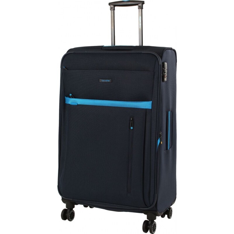 Cestovní kufr Travelite Madeira 4W L 82379-20 modrá