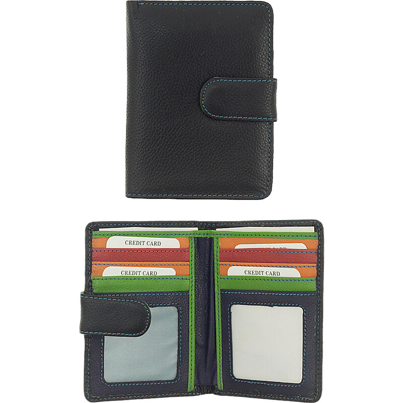 Peněženka Carraro Multicolour 839-MU-01 černá
