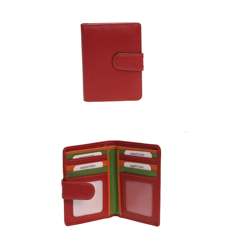 Peněženka Carraro Multicolour 839-MU-02 červená