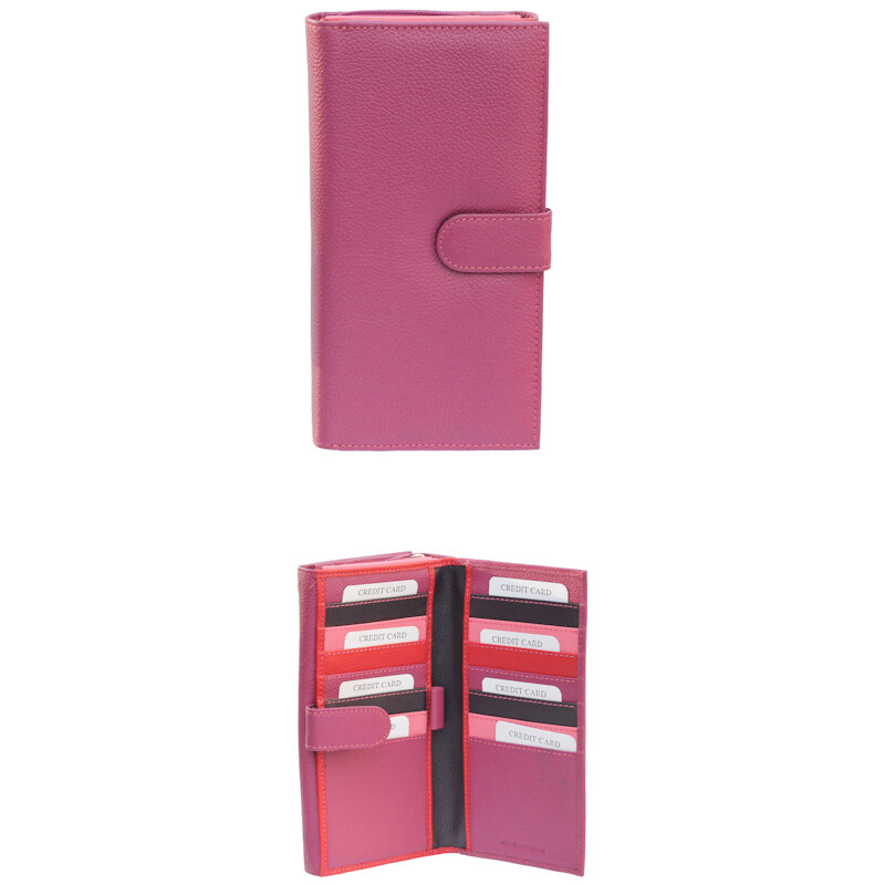 Peněženka Carraro Multicolour 842-MU-30 růžová