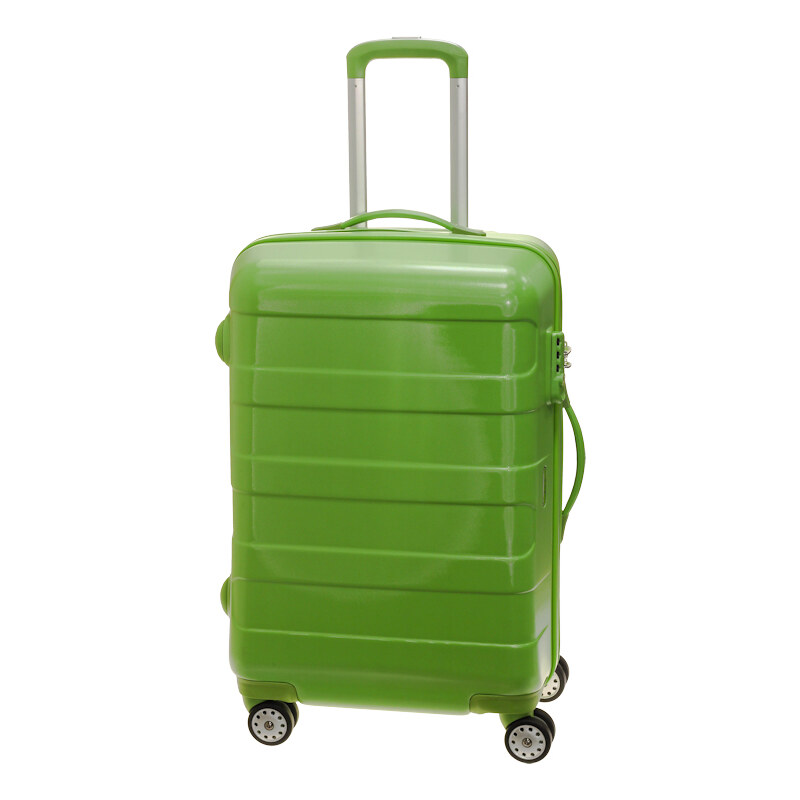 Cestovní kufr d&n M 8661-05 zelená