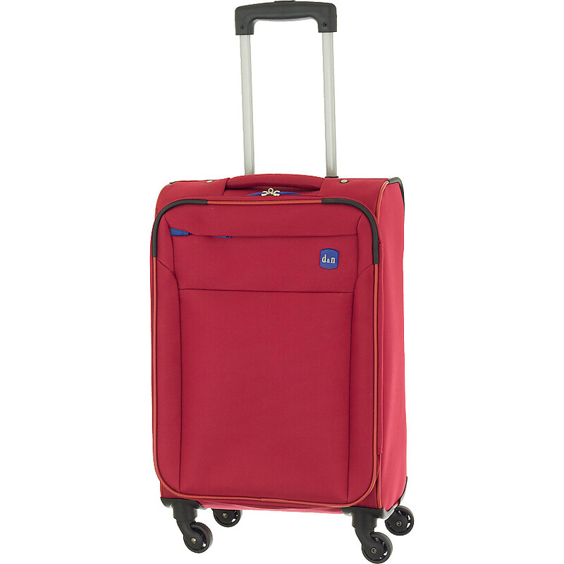 Cestovní kufr d&n 4W S 7154-02 červená