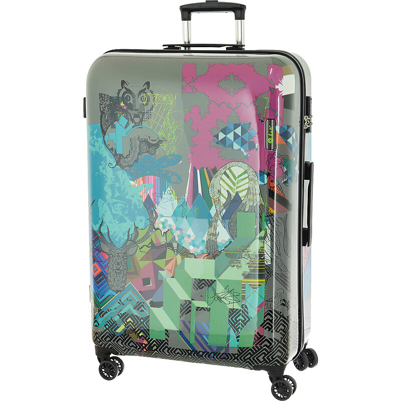 Cestovní kufr D&N L 9170-94 vícebarevná
