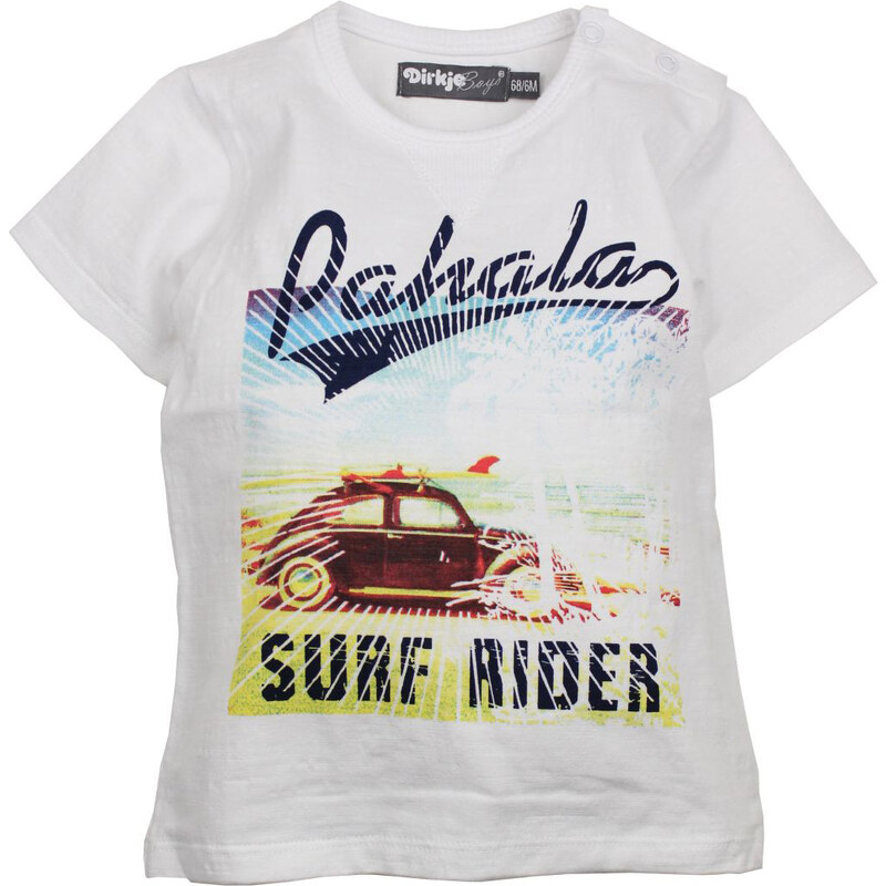 Dirkje Chlapecké tričko Surfer Rider - bílé