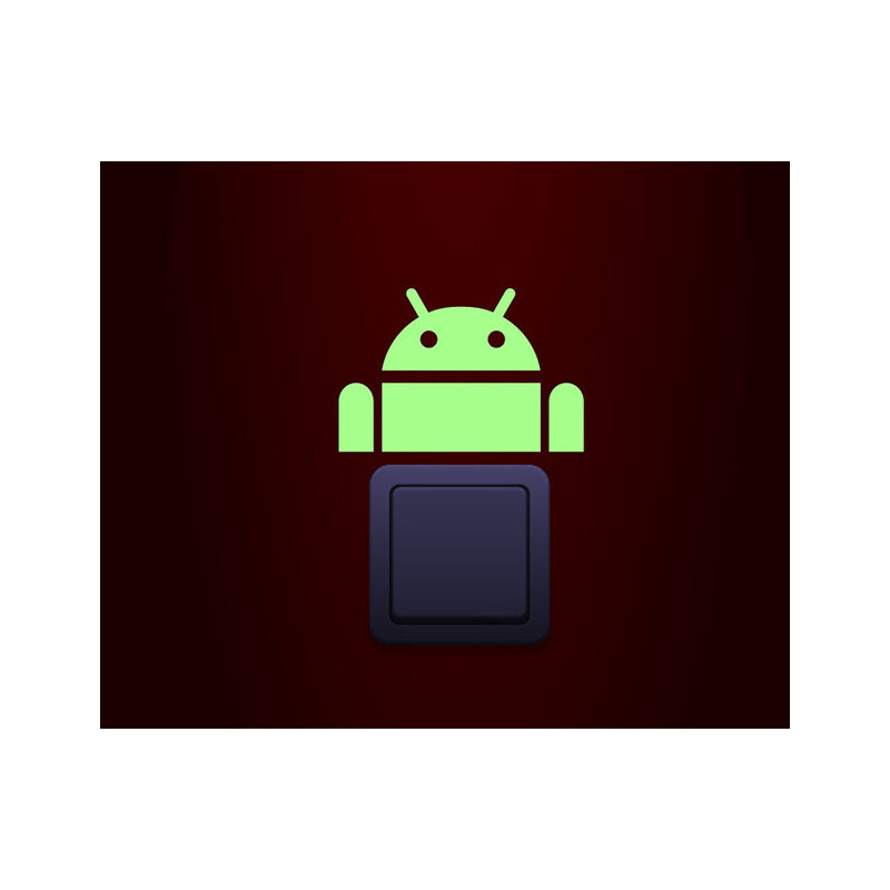 Ambiance Svítící dekorační samolepka Android