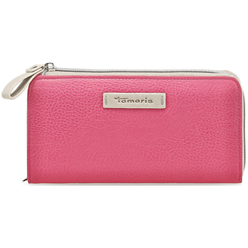 Tamaris Elegantní peněženka Angelina Big Zipped Around Wallet Pink Comb 7090161-514