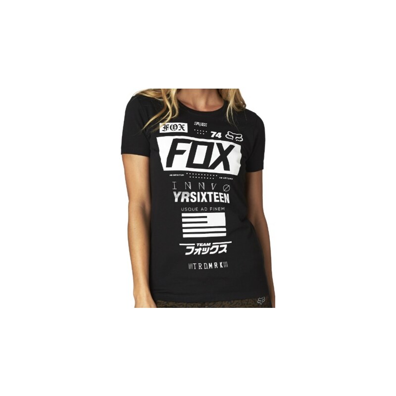 FOX Tričko Fox Union black