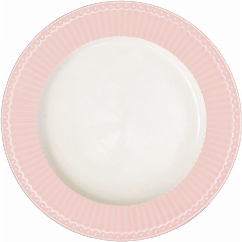 Green Gate Obědový talíř Alice pale pink 26 cm