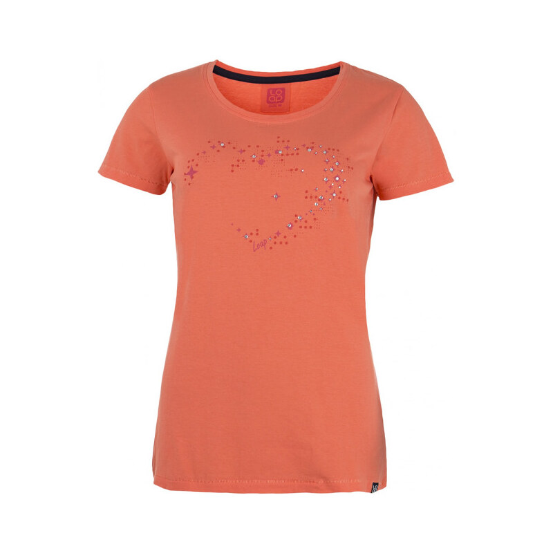 LOAP Dámské triko Brithe oranžové CLW1641-E28E