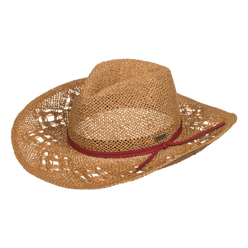 Roxy Slaměný klobouk Cowgirl Deep Taupe ERJHA03047-CNF0