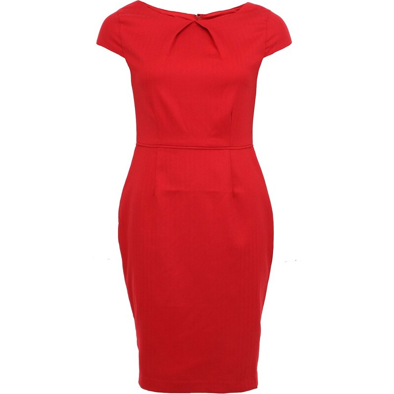 Červené pouzdrové šaty Fever London Canary
