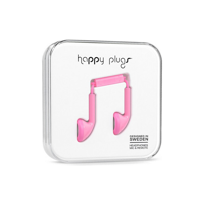 Happy Plugs Sluchátka Happy Plugs Earbud Pink 7702