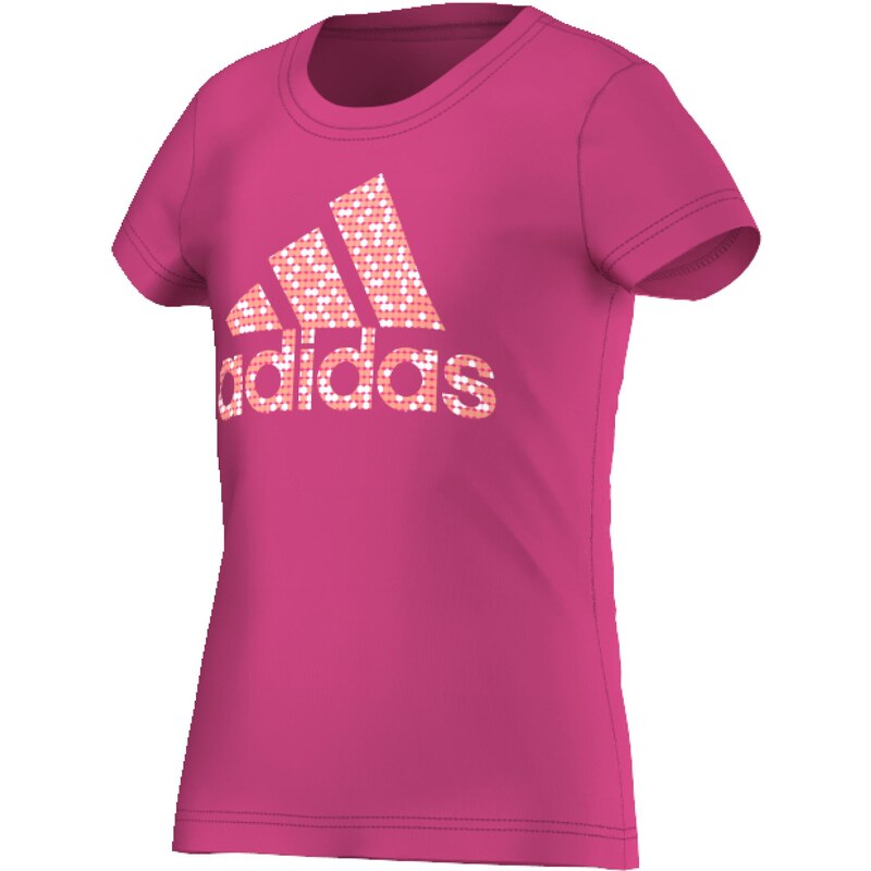 adidas Dívčí tričko Logo Tee Junior - růžové