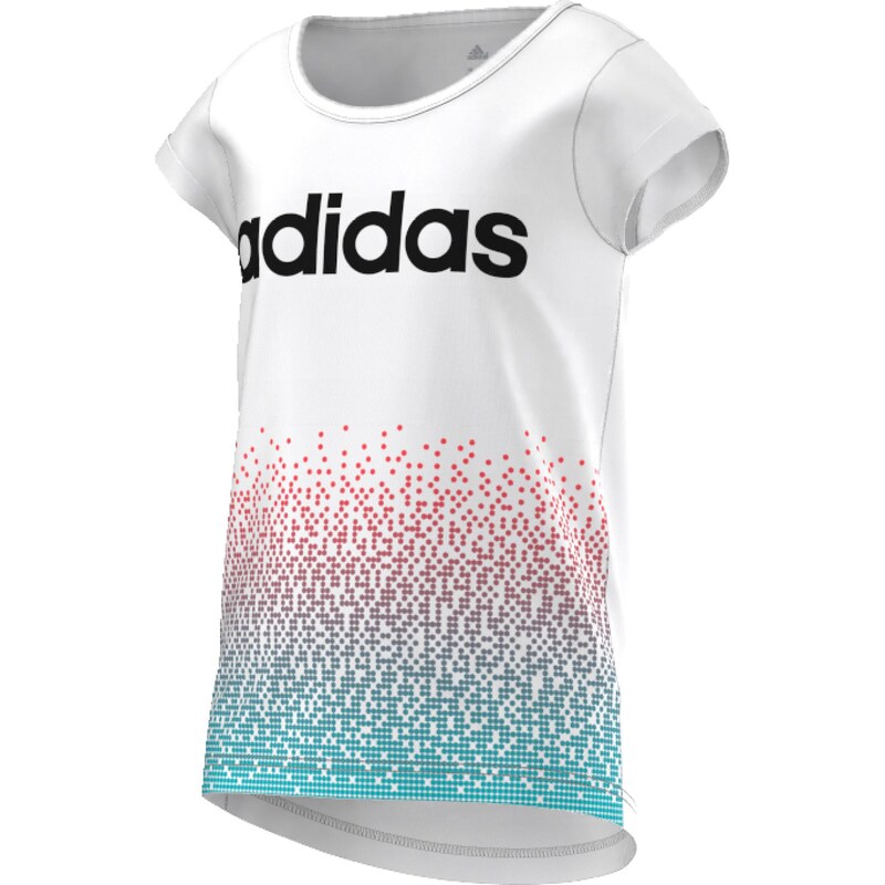 adidas Dívčí tričko WARDROBE FUN TEE - bílé