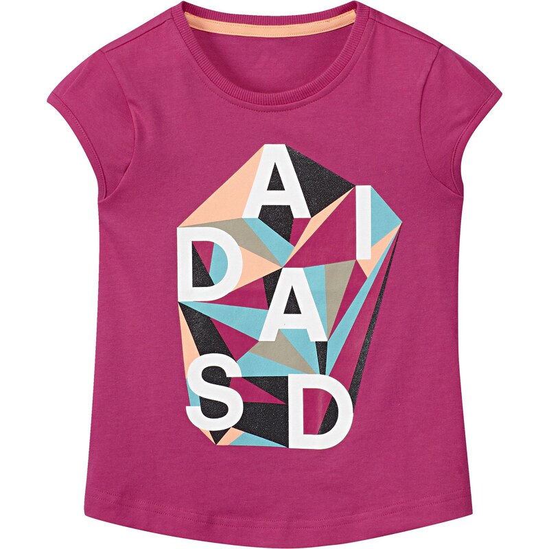 adidas Dívčí tričko LG RI CO TEE - růžové