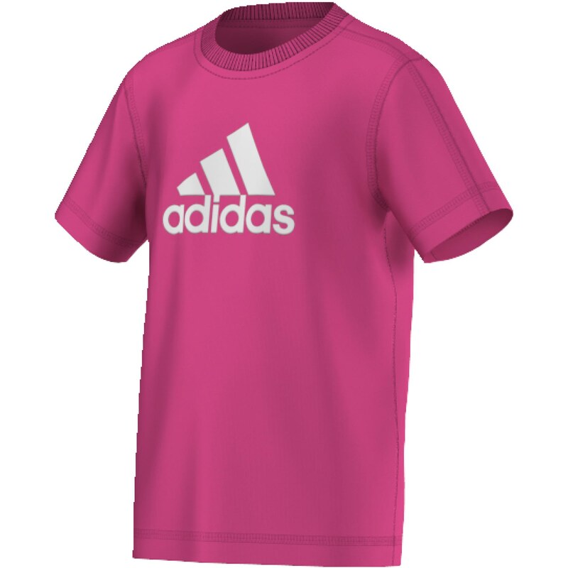 Adidas Dívčí tričko LK ESS LOGO TEE - růžové