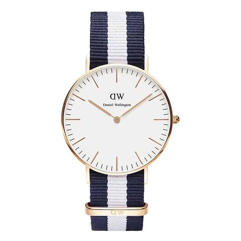 Dámské modro-bílé hodinky Daniel Wellington 0503DW Classic Glasgow