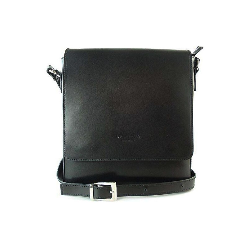 Kožená kabelka Alessia N511 černá