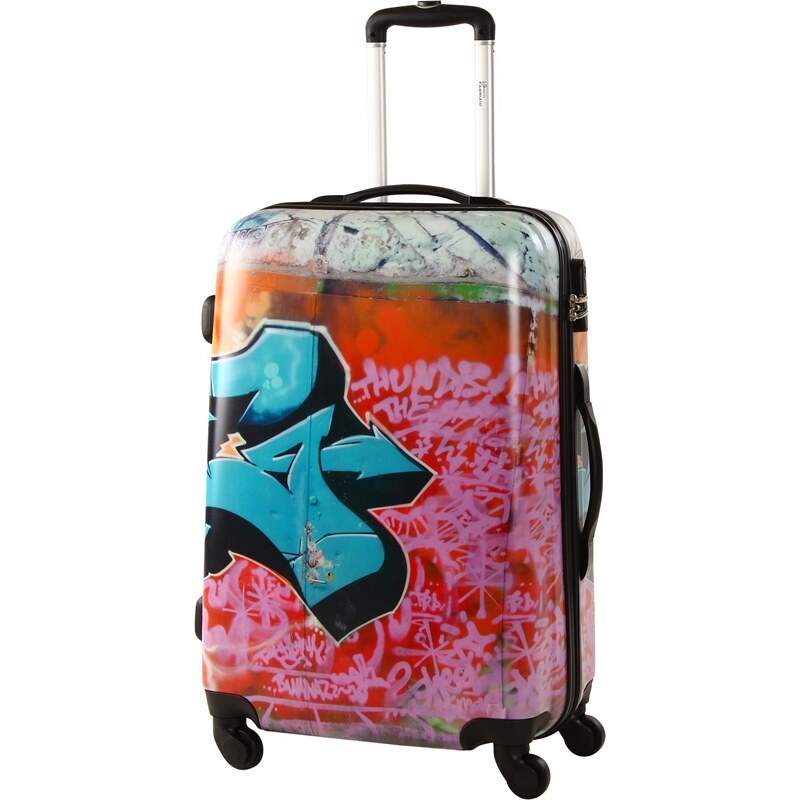 Cestovní kufr Fabrizio Graffiti M 10213-60-9800 vícebarevná