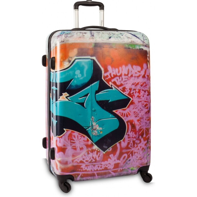 Cestovní kufr Fabrizio Graffiti L 10213-70-9800 vícebarevná