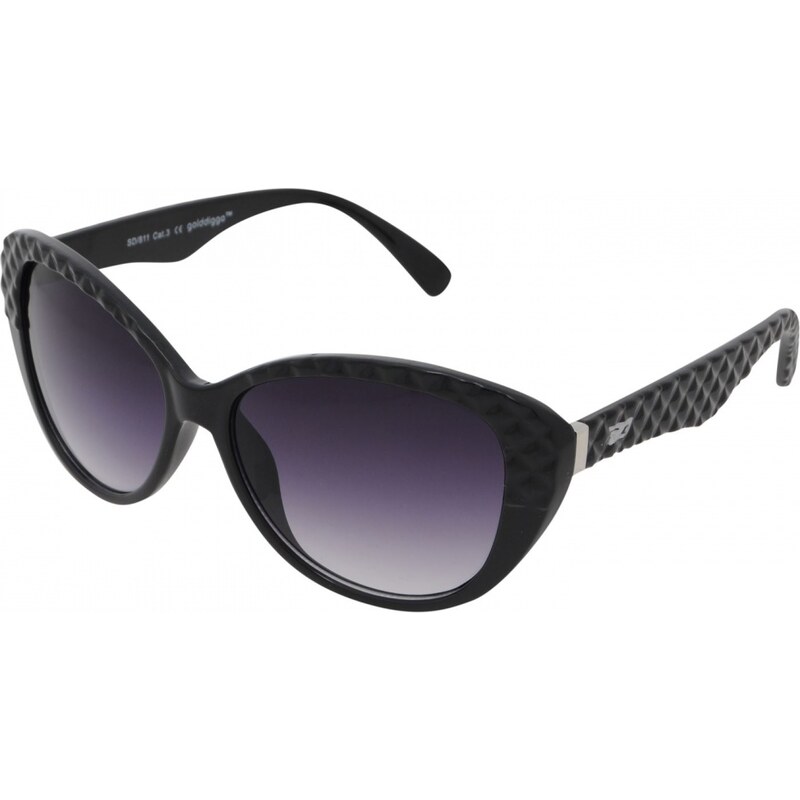 Golddigga Cateye Sunglasses Ladies, black