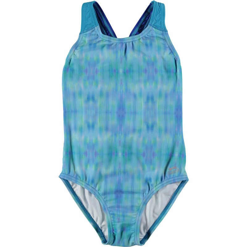 Slazenger Racer back Swimsuit Girls Blue/Blue