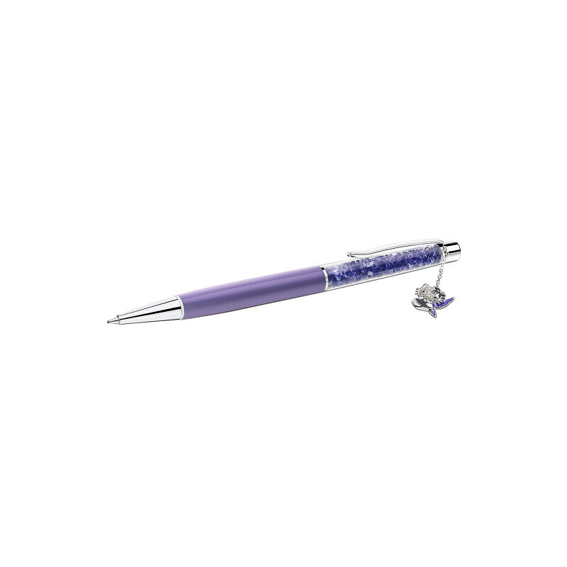 Swarovski Kuličková propiska Hello Kitty Crystalline Ballpoint Pen Purple Pearl 1176334